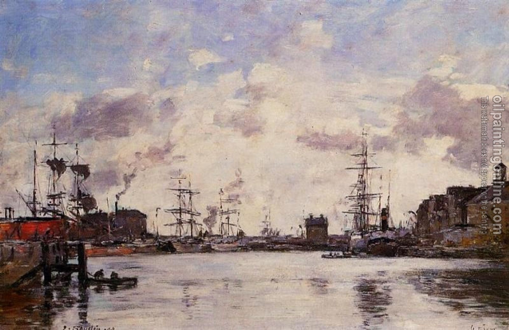 Boudin, Eugene - Le Havre, Le basin de la Barre